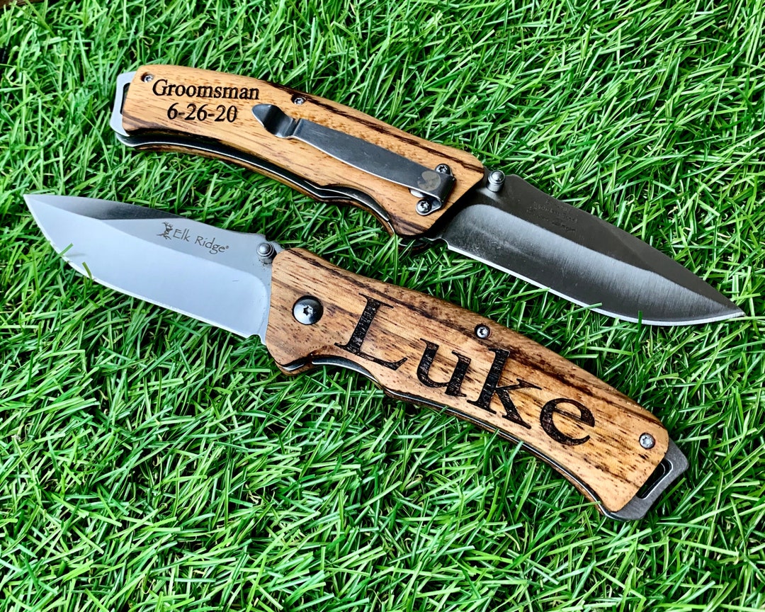 Personalized Knife, Groomsman Knife, Groomsmen Gift Knife, Knife for