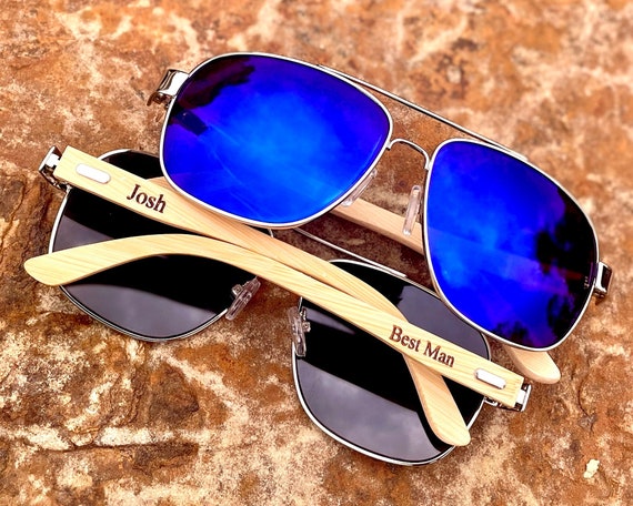 Groomsmen clearance aviator sunglasses