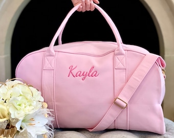 Personalised Bag, Duffle Bag, Baby Bag, Monogrammed Weekender Bag, Hospital Bag, Gracie Duffle Bag