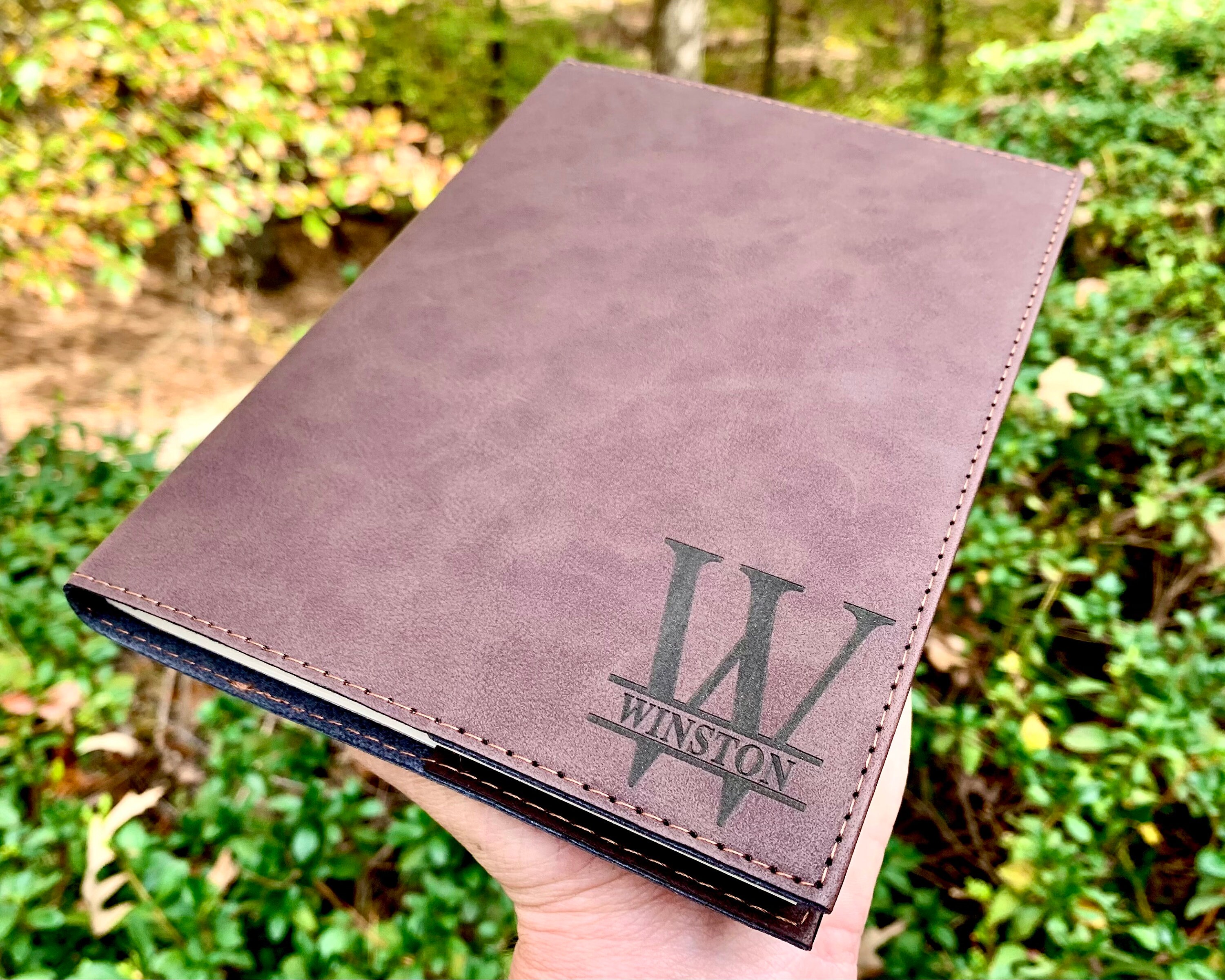 Engraved Leather Journal Journal Personalized Leather Etsy