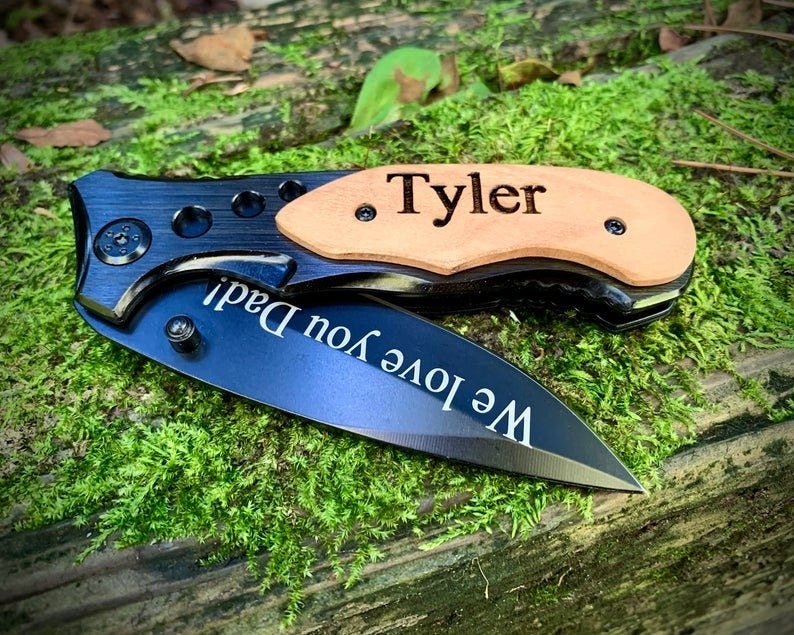 Pocket Knife Gift for Him Boyfriend Gift Boyfriend Christmas Gift Boyfriend Gift Personalized Guy Gifts Husband Gift Grandpa Gift for Him 