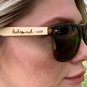 Bachelorette Sunglasses Personalized, Bridesmaid Sunglasses Set, Bachelorette Party Sunglasses, Sunglasses for Bachelorette, Bridesmaid Gift