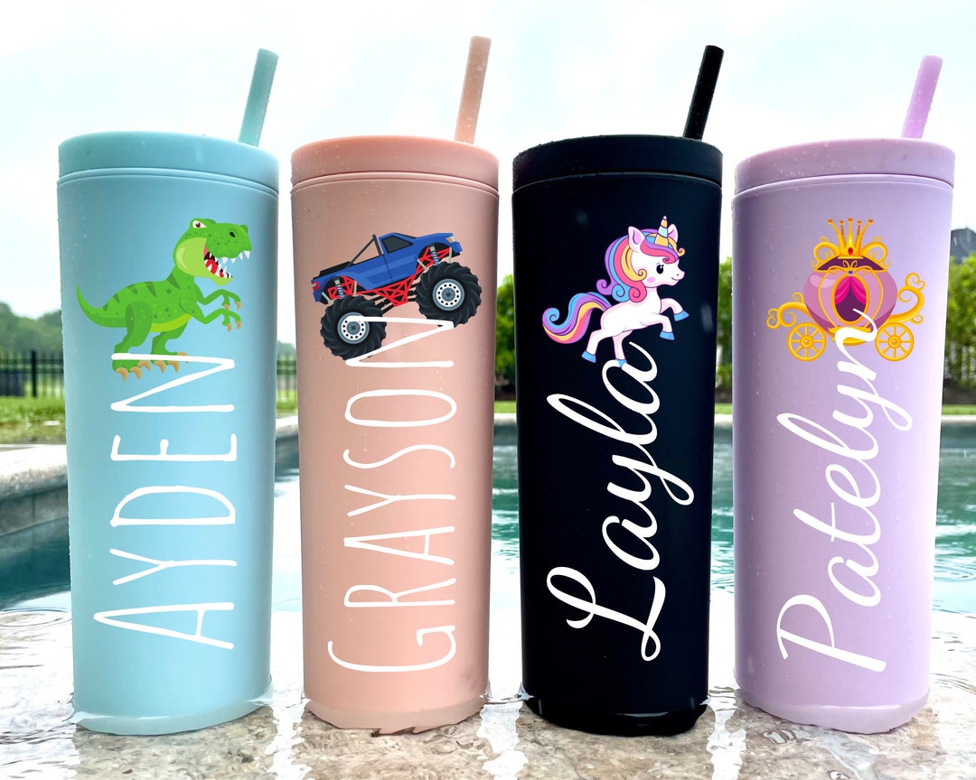 Sublimation Blank Tumbler Sippy Cup with Dual Lids-Matt's