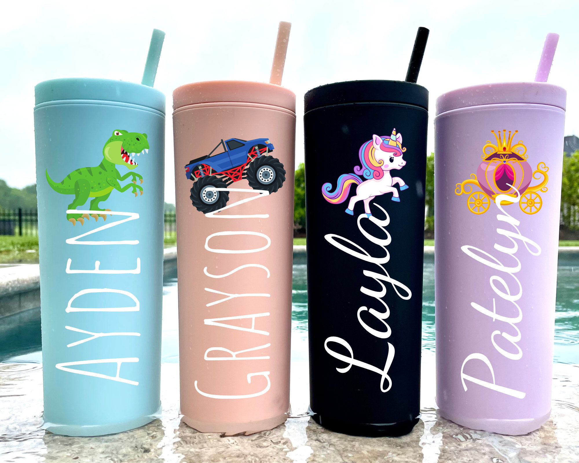 Personalized Tumbler for Kids Tumbler Cup Back to School Gift for