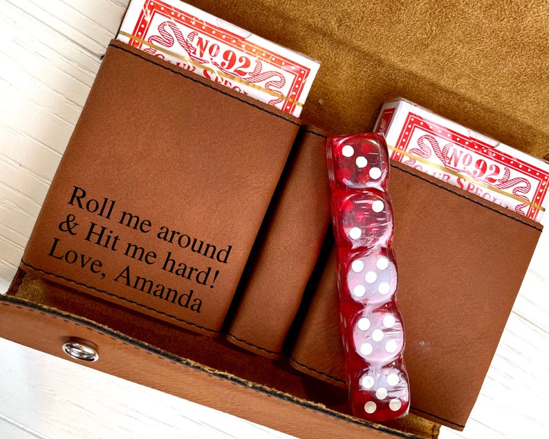Personalized Deck of Cards Holder Playing Card Holder Etsy