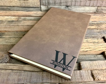 Journal Notebook, Journal for Men, Personalized Journal, Engraved Journal, Engraved Leather Journal, Custom Journal, Journal Personalized