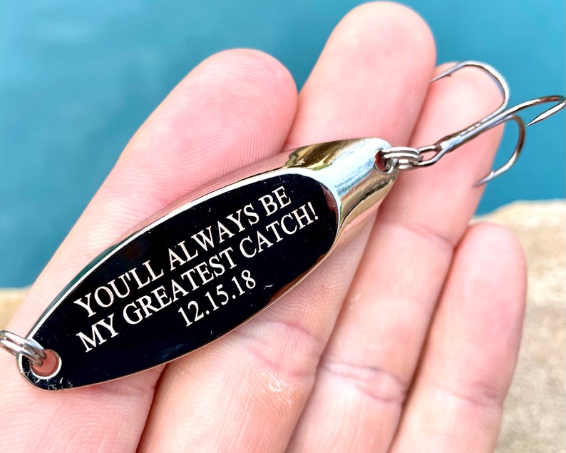 Personalized Engraved Fishing Lure Fishing Gifts for Him Etsy