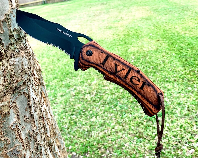 Engraved Hunting Knife Personalized Pocket Knife Hunting Etsy New Zealand