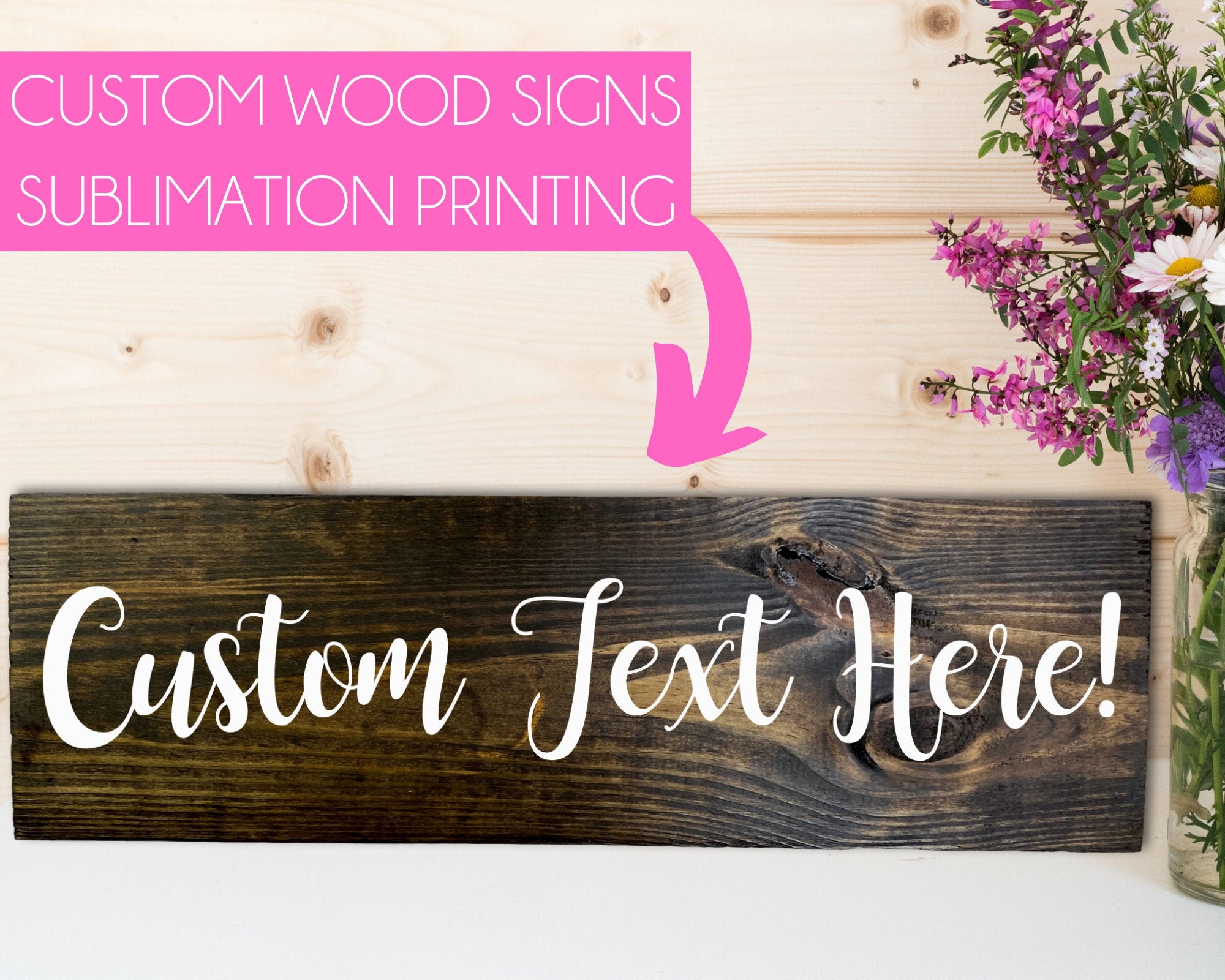 Custom Wood Sign, Personalized Wooden Signs, Custom Wood Plank, Wood Sign Custom,Wood Sign Home Decor,Wood Signs Sayings,Rectangle Wood Sign