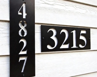 Metal Address Plaque, Address Sign, Metal Address Sign, House Numbers, Vertical Address Plaque, Horizonatal Address Sign, Address Number