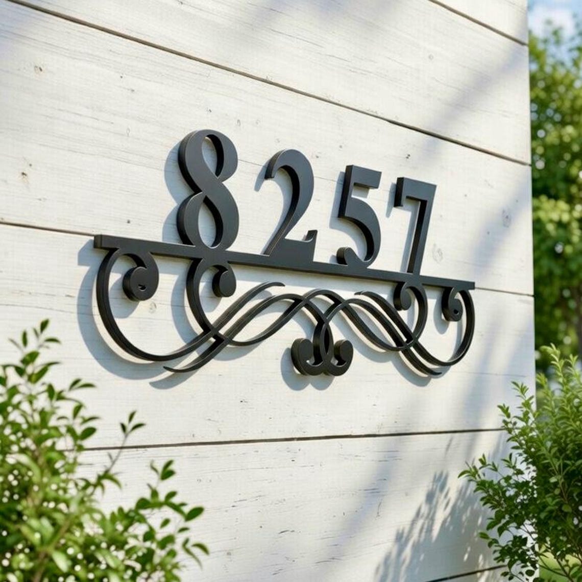 Building Numbers Custom Metal Address Sign, Address Numbers for House, Address Plaque ...