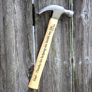 Personalized Hammer, Engraved Hammer, Monogrammed Hammer, Hammer, Gift for Dad, Gift for husband, gift for him, hammer for anniversary