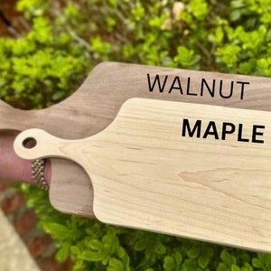 Charcuterie Board Personalized Serving Board with Handle Monogrammed Personalized Cheese Board Engagement Gift Bridal Shower Gift Newlywed image 8