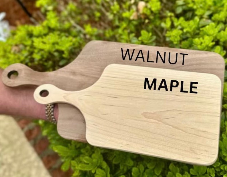 Charcuterie Board Personalized Serving Board with Handle Monogrammed Personalized Cheese Board Engagement Gift Bridal Shower Gift Newlywed image 8