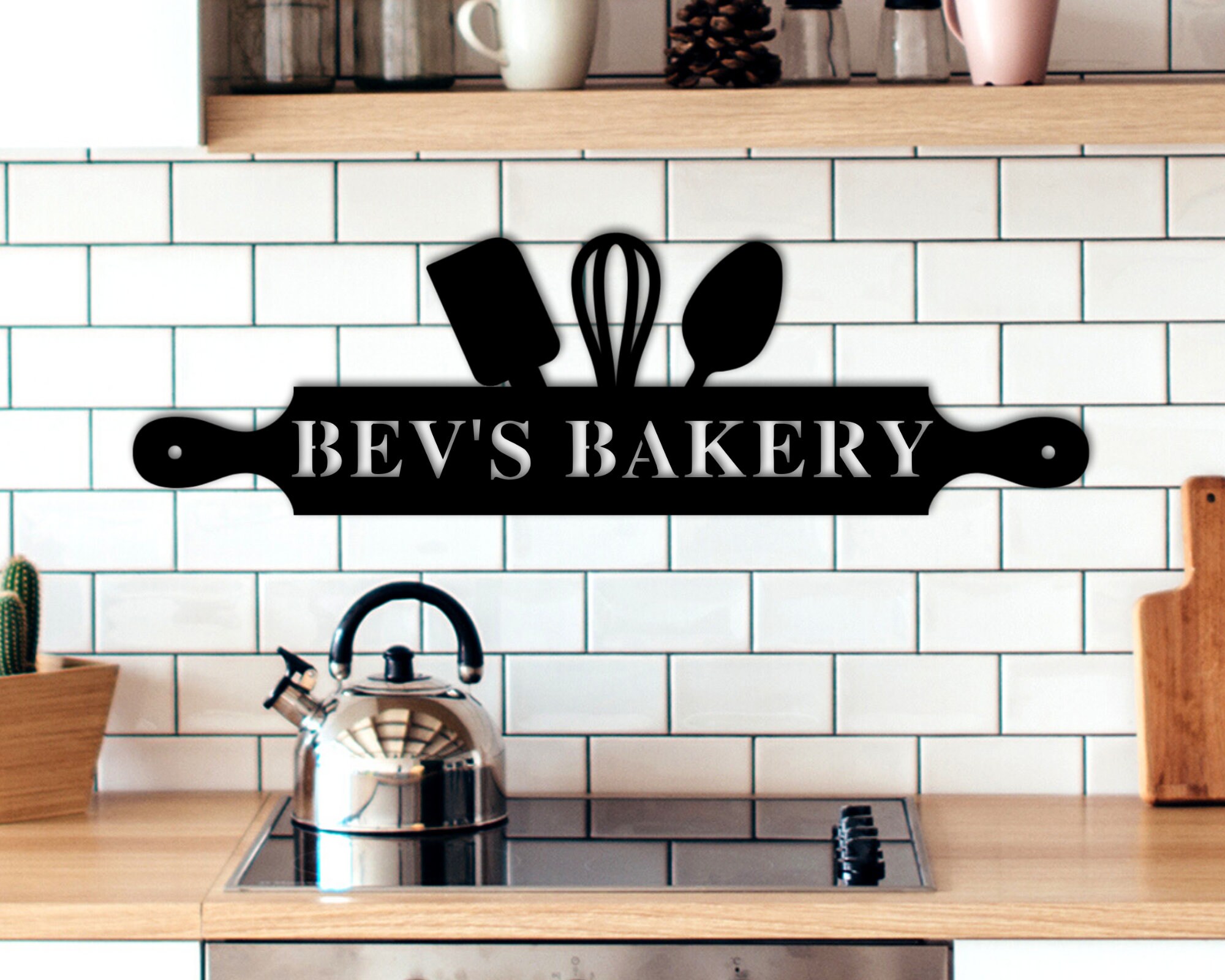 Custom Metal Sign for Kitchen Nana's Kitchen Metal Sign Etsy UK