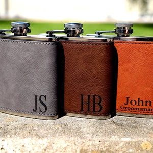 Flask for Groomsmen, Personalized Groomsmen Flask, Groomsmen Gift, Groomsman Gift, Engraved Hip Flask, Custom Groomsman Flask for Groomsman