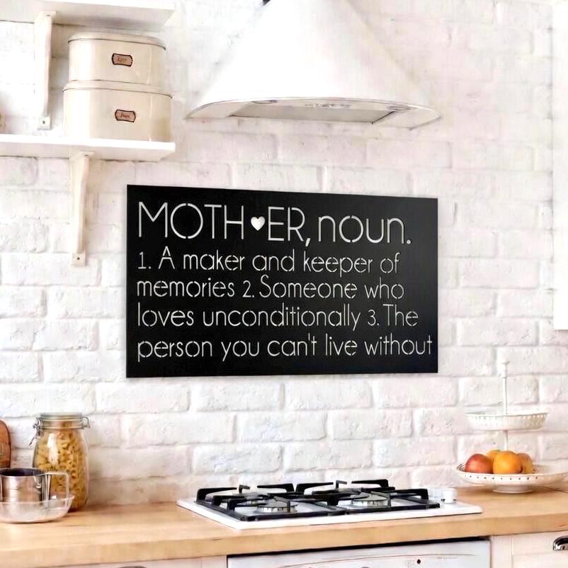 Mom Metal Sign Mother Metal Sign, Mothers Day Signs, Mother Sign, Mom Sign, Gifts for ...