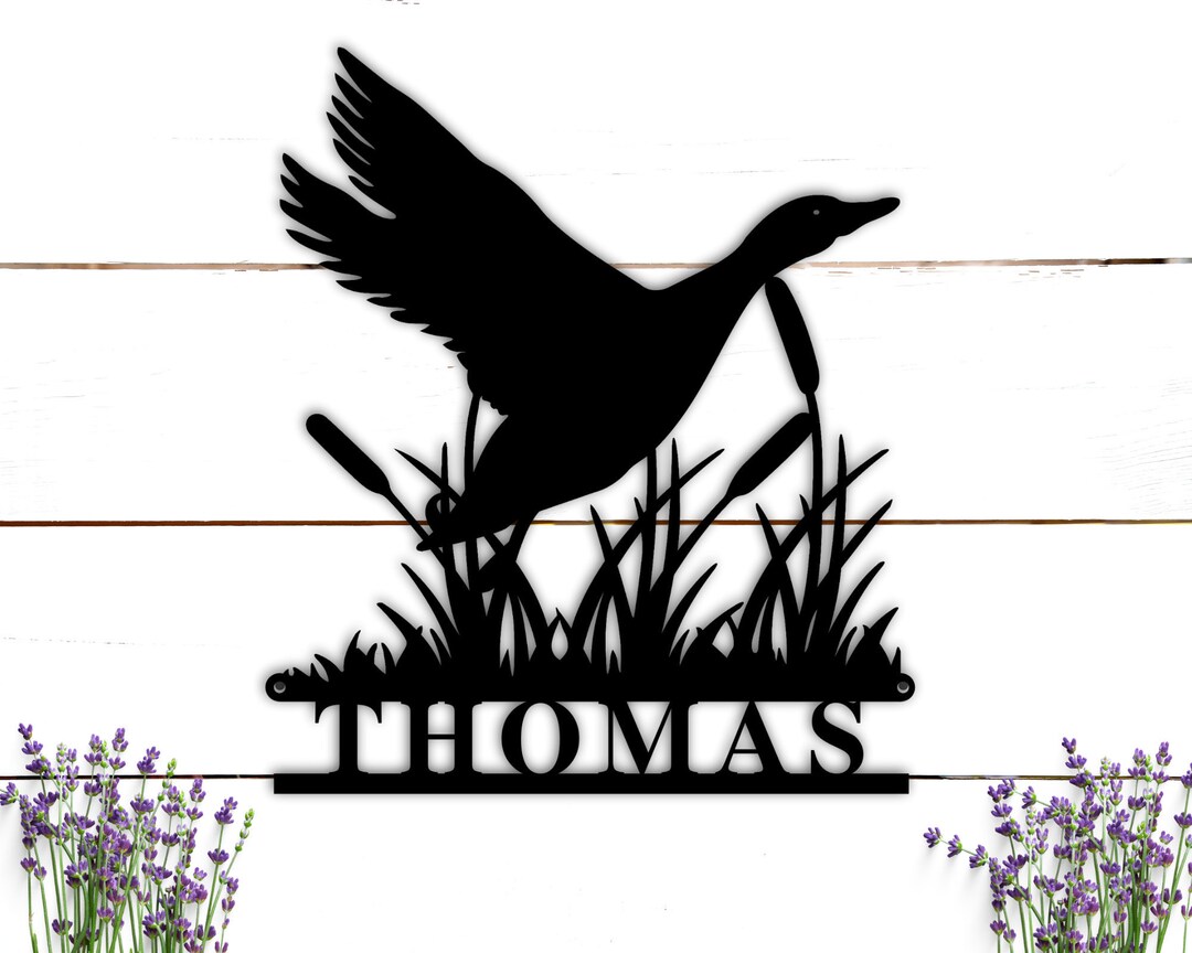 Personalized Duck Sign, Duck Hunting Sign, Duck Hunter Gift