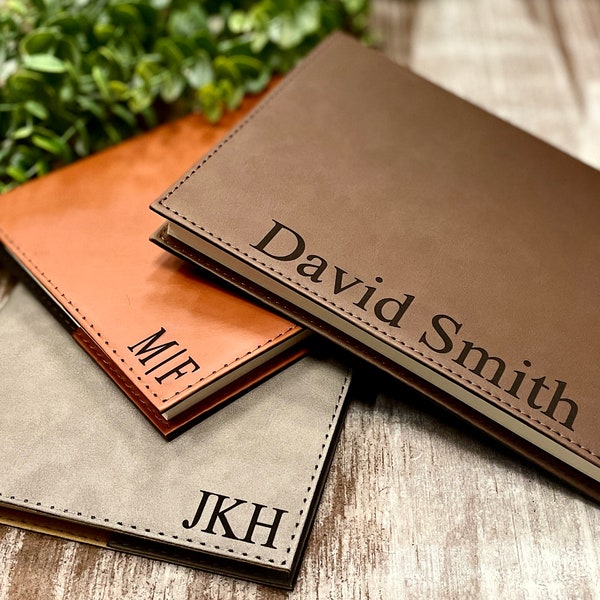 Engraved Leather Journal, Journal Personalized Leather, Personalized Journal, Personalized Notebook, Custom Leather Journal, Journal for Men