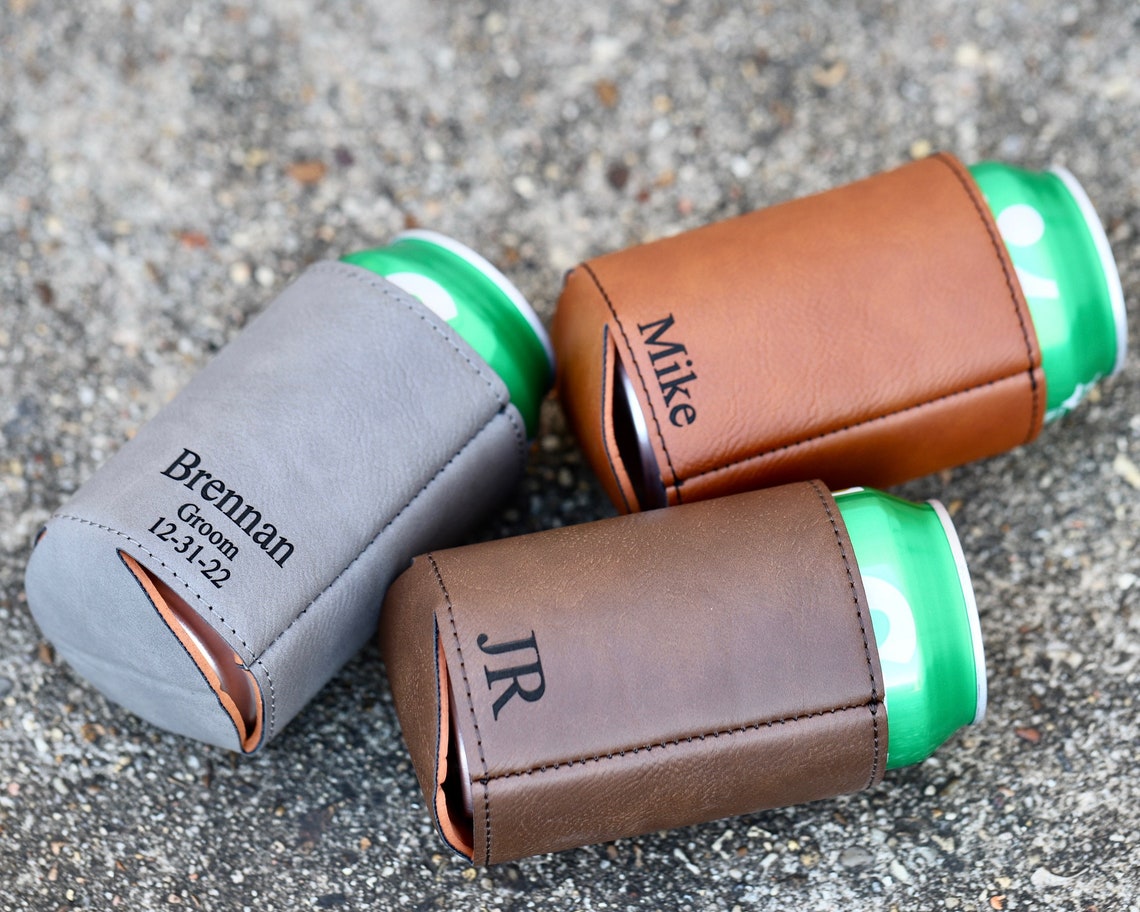 Groomsmen Can Cooler Holder Groomsmen Gifts Personalized Etsy