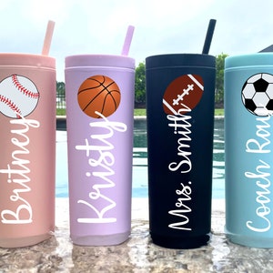 Personalized Coach Tumbler, Coach Gifts, Football Coach Gift, Soccer Coach Gift, Baseball Coach Gift, Coach Thank You Gift, Basketball Coach