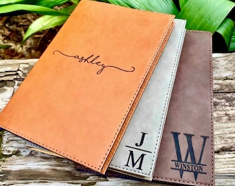Personalized Leather Journal, Personalized Notebook, Leatherette Journal, Engraved Leather Journal, Journal Personalized, Journal with Name
