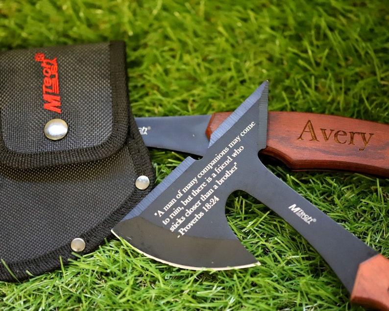 Personalized Throwing Axe Personalized Groomsmen Hatchet Etsy