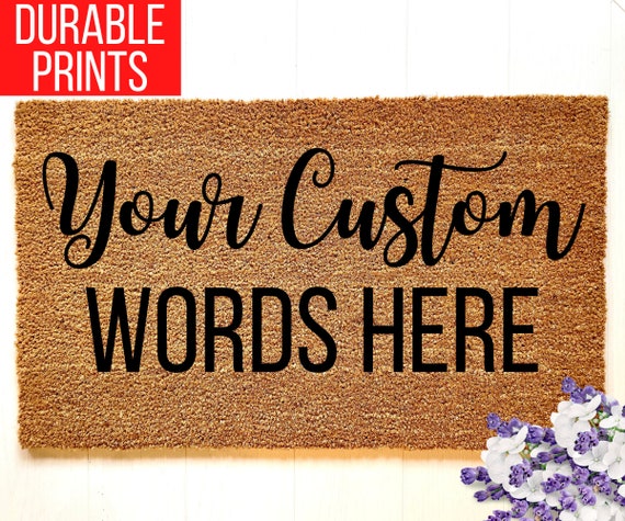 Custom Door mat, Custom Doormat, Personalized Door mat, Outdoor Door Mat, Customized Welcome Mat