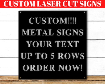 Metal Signs Custom, Personalized Metal Sign, Metal Signs Personalized, Customized Metal Signs, Custom Metal Sign, Custom Signs, Metal Sign