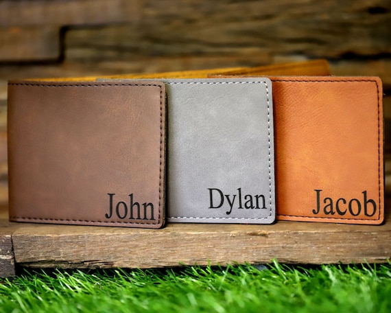 Personalized Long Leather Wallet