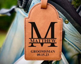 Groomsmen Golf Gifts, Personalized Golf Bag Tag and Tee, Groomsmen Gifts, Groomsman Gift, Gifts for Groomsmen Proposal Gift, Bachelor Party