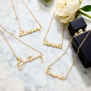 Personalized Name Necklace, Birthday Gift for Her, Custom Name Necklace, Girlfriend Gifts, Personalized Jewelry for Her, Gift for Daughter