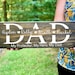 Dad Wood Sign, Dad Birthday Gift, Fathers Day Gift for Dad, Gift Idea for Dad, Fathers Day Gift from Daughter Kids Son, Dad Gift from Wife 