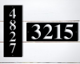 Metal Address Sign for House, Address Plaque, House Number Plaque, Metal Address Numbers, Address Plaque, Metal Signs, Metal House Numbers