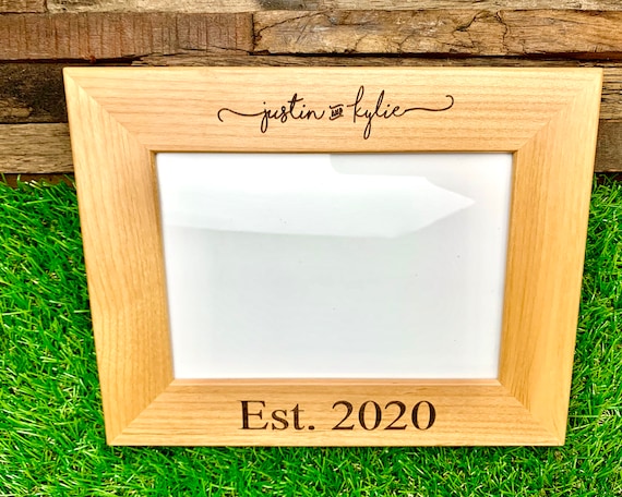 Personalized Picture Frames 5x7, Picture Frames 4X6, Wooden