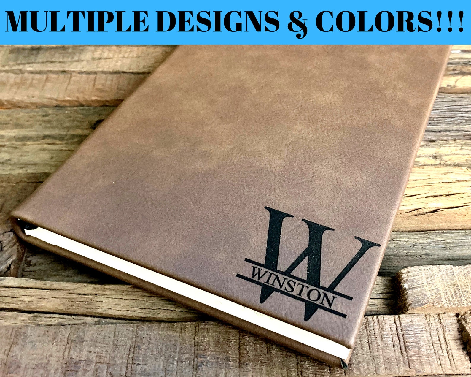 Personalized Leather Journal for Men Personalized Journal Etsy