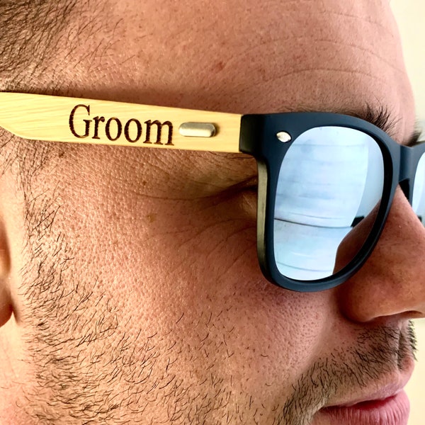 Bachelor Party Gifts, Groomsmen Proposal, Groomsmen Gift, Groom Gift, Personalized wooden sunglasses, Groomsmen Sunglasses, Best Man Gift