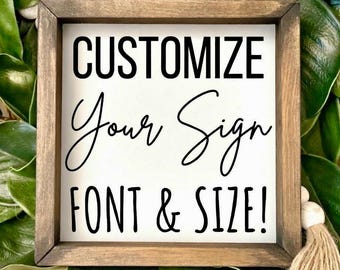 Custom Quote Sign, Personalized Wood Sign, Farmhouse Rustic Sign, Bathroom Signs, Corporate Gifts, Business Gifts, Small Wood Sign,Desk Sign