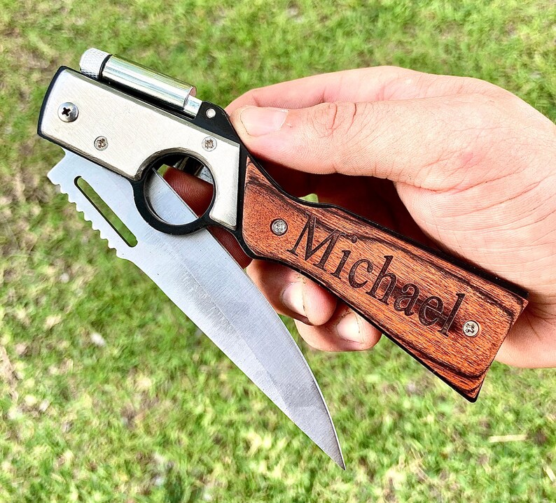 Personalized Knife for Dad Fathers Day Gift for Dad Gift for Etsy