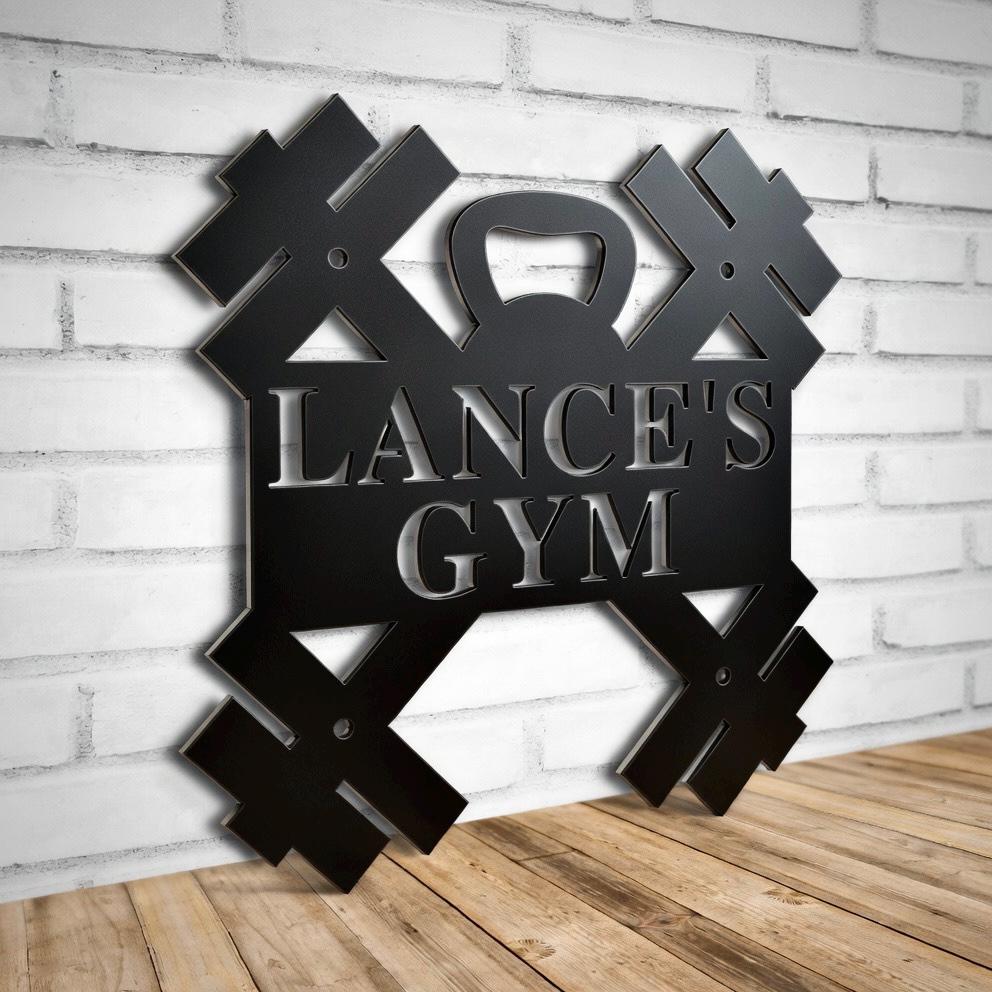 GYM Sign Personalized, Home Gym Sign, Personalized Gym Sign, Crossfit ...