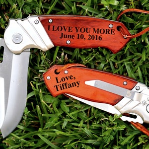 Engraved Knife for Men, Pocket Knife Engraved, Personalized Pocket Knife, Husband Gift Pocket Knife for Boyfriend Gift Anniversary Gift Men