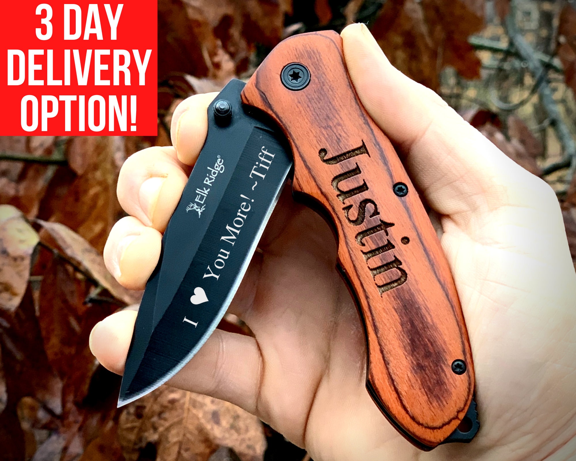 Engraved Pocket Knife for Boyfriend Personalized Knife for Etsy
