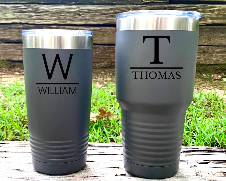 Personalized Tumbler for Men, Tumbler Personalized, Gifts for Men, Birthday Gift for Him, Christmas Gift for Boyfriend, Gift for Dad,Husband image 3
