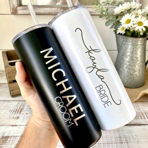 Vasos para novios, vasos para la fiesta nupcial, vaso para damas de honor, vaso para padrinos de boda, regalos para padrinos de boda, regalos para damas de honor, regalo para novios