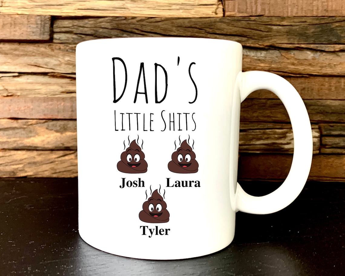 Funny Dad Mug - "Best Farter I Mean Father" 15 Oz White Ceramic Coffee Cup Gift