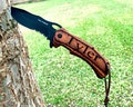 Engraved Hunting Knife, Personalized Pocket Knife Hunting Gifts for Men Gift for Hunter Gift for Him Gift for Boyfriend,Knife,Boyfriend Gift