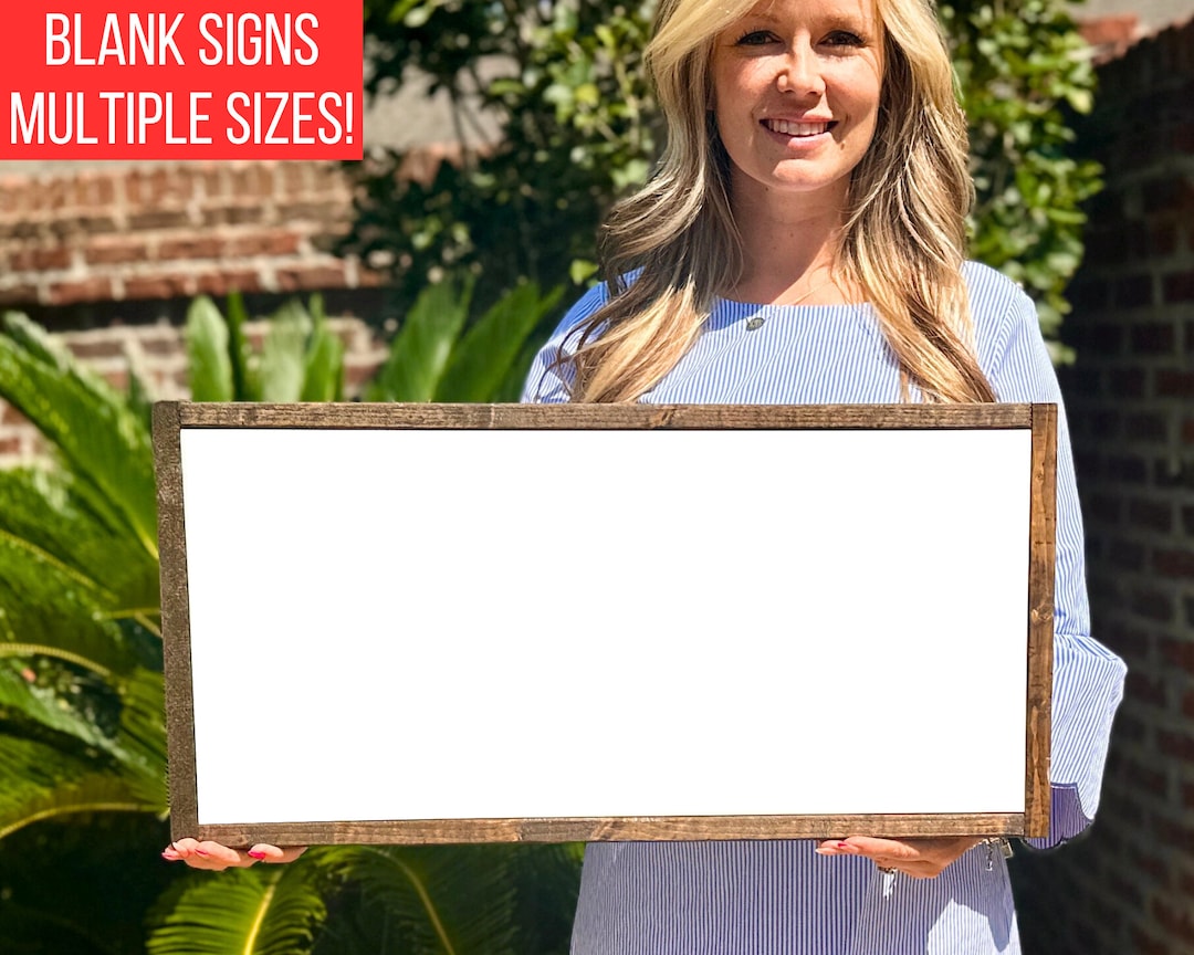 Blank Wood Signs, DIY Wood Signs, Wood Signs for Crafters, Unfinished Wood Signs, Framed Wooden