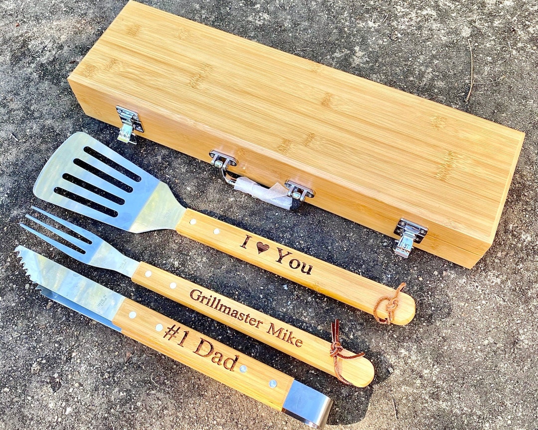 Custom Grilling Tools Personalized Grilling Tools, Personalized BBQ Set, BBQ Set ...