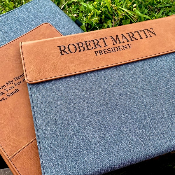 Padfolio for Men Etsy