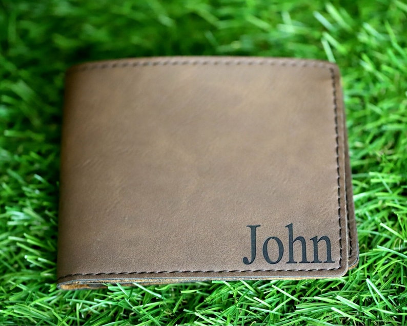 Personalized Slim Wallet Groomsmen Gifts Groomsman Gift Etsy